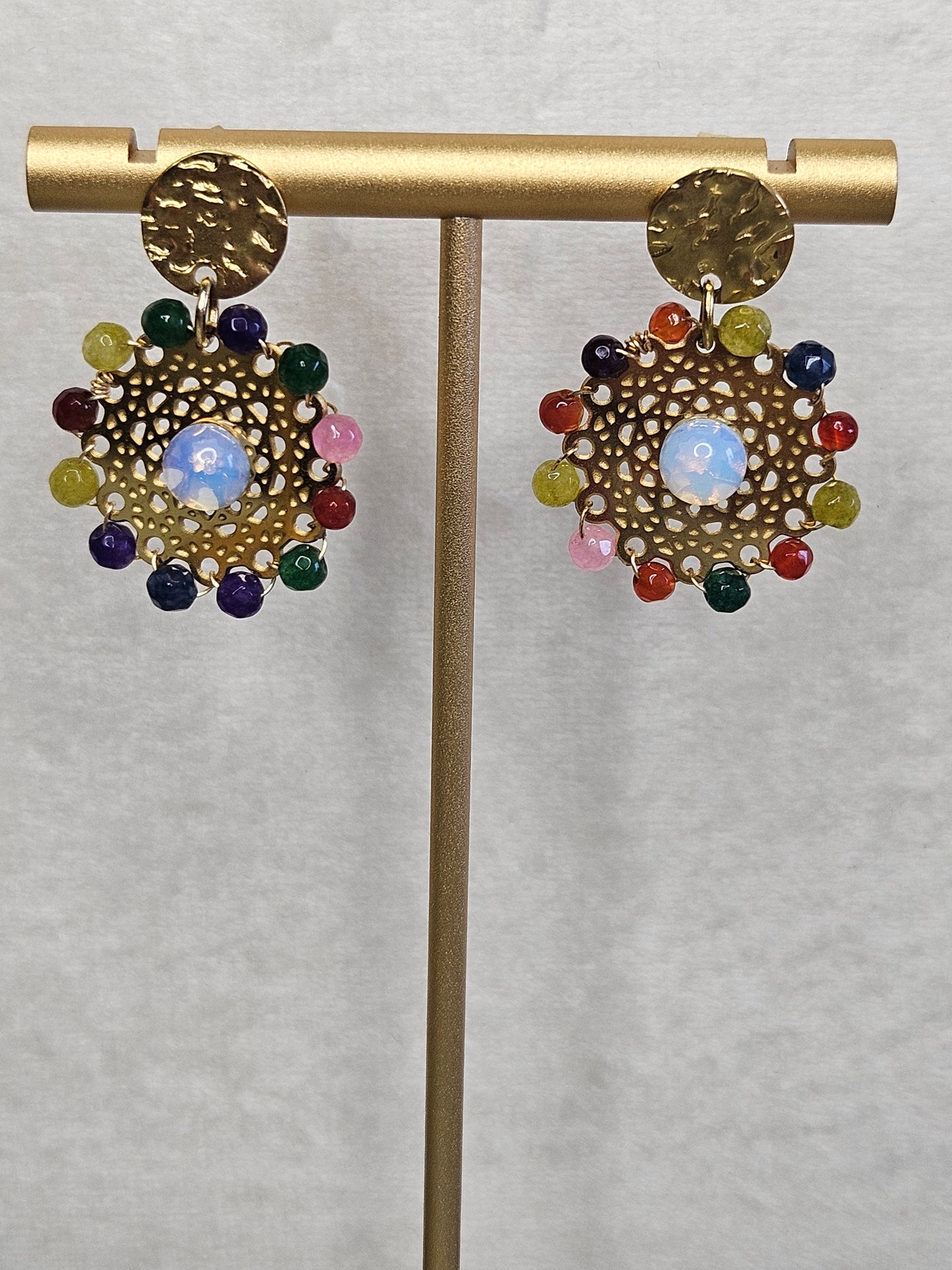 Boucles d'oreilles Perles ethnique
