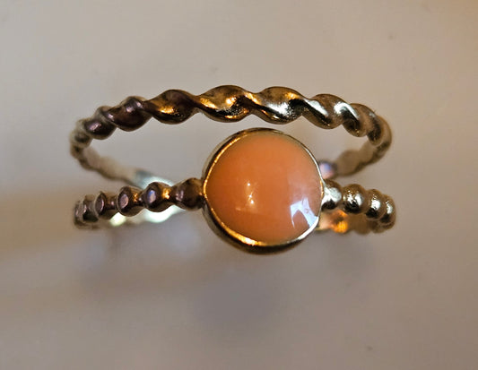 Bague "Soleil Mandarine" - Ajustable