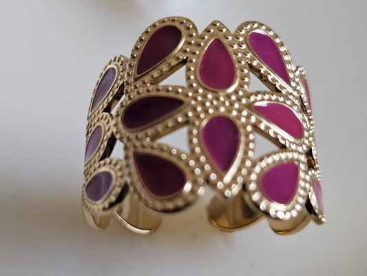Bague "Rosée florale" - Ajustable