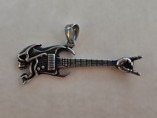 Pendentif Guitare Rock