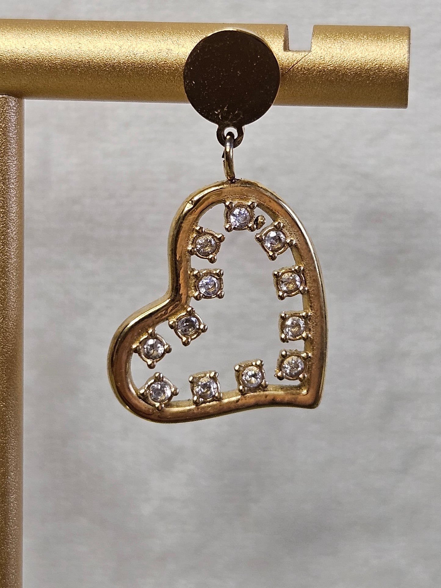 Boucles d'oreilles "Coeur de lumière"