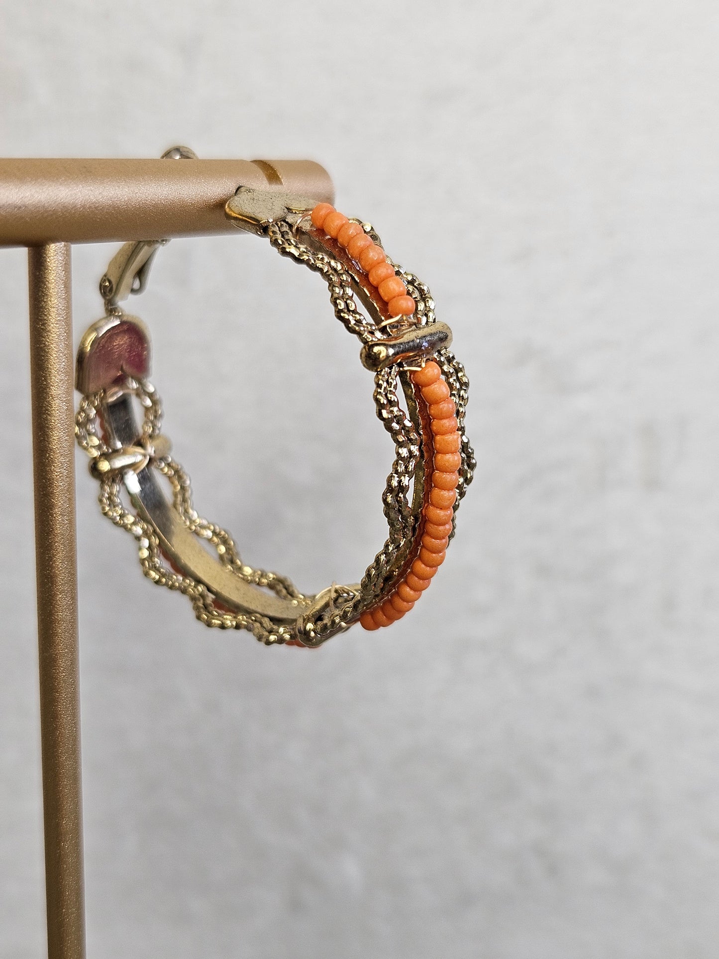 Boucles d'oreilles Créoles "Eté indien"