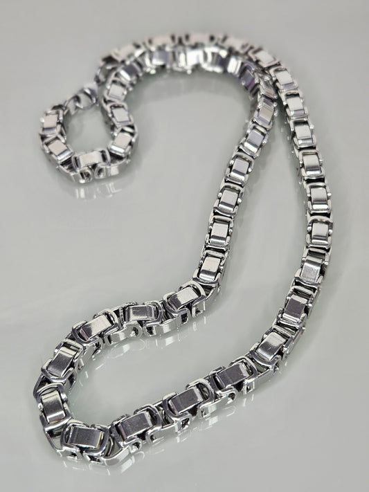 Chaîne Byzantine argentée